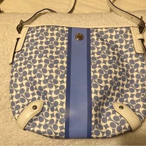 Coach Chelsea Stripe convertible crossbody